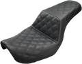 Step-Up Seat - Full Lattice Stitch - Black - Dyna