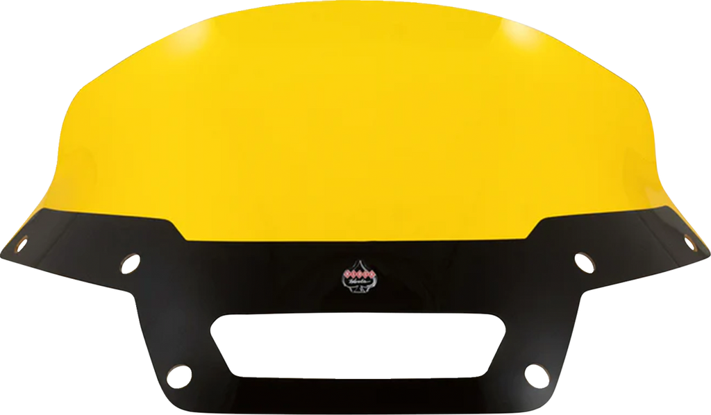 Kolor Flare® Windshield - 6" - Yellow - '22-'26 FXLRST
