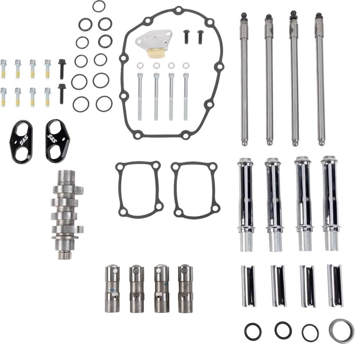 Camshaft Kit - 496 Chain Drive - Chrome Pushrod Tubes - M8