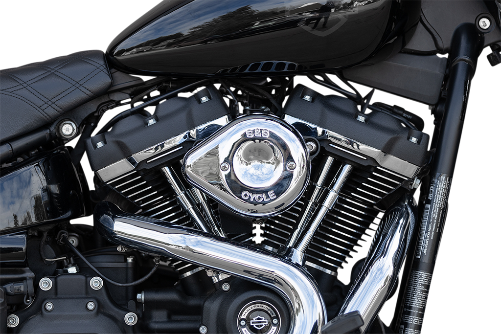 Mini Teardrop Stealth Air Cleaner Kit - Chrome
