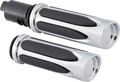 Deep Cut Comfort Series Grips - TBW - Chrome