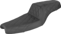 Step-Up Seat - Full Lattice Stitch - Black - XL