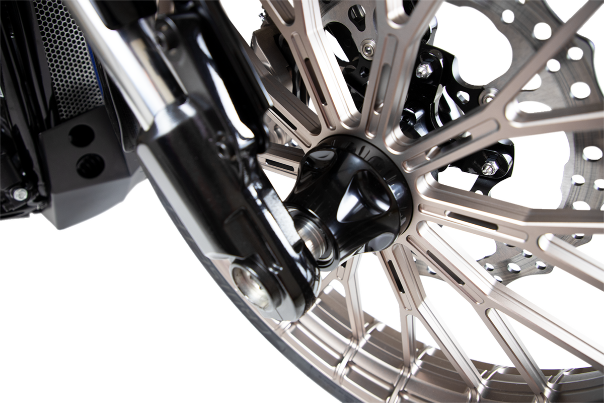 Hub - Cartridge - Front/Single Disc - Black - '08-'26 Touring/Trike