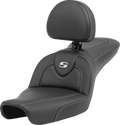Roadsofa™ Seat - Carbon Fiber - with Backrest - FXD '96-'03