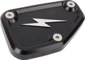 Master Cylinder Cover - Brake - Front - Black/Twice-Cut