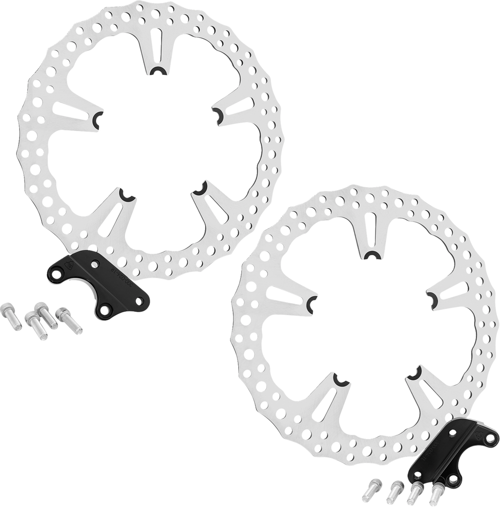Rotor Kit - Jagged - Left and Right Front - 15"