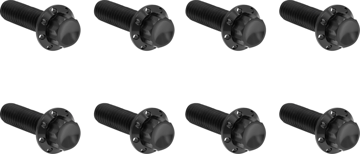 Bolt Kit - Trap Door - Titanium - 12-Point - M8 - Black