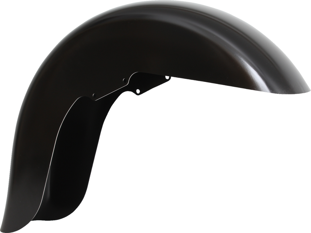 Benchmark Front Fender - Black - 21" Wheel - HD Softail/Touring