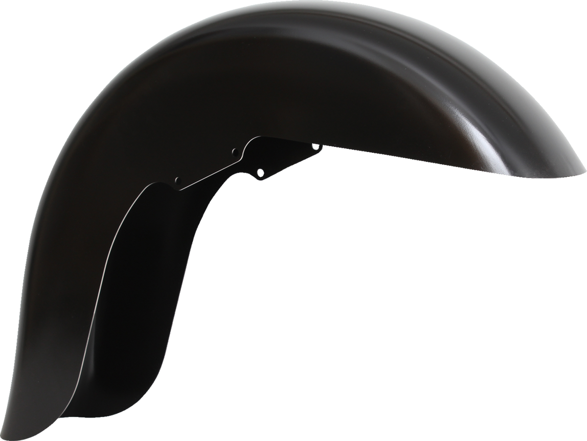 Benchmark Front Fender - Black - 21" Wheel - HD Softail/Touring
