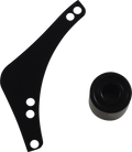 Replacement Breather Bolt Cover Plate - Inverted/Method/Clear Tear/Sidekick - Left - Black