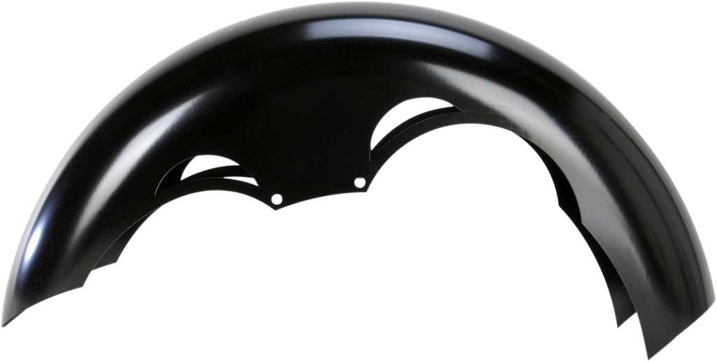 Tude Front Fender - Black - 21" Wheel - HD Touring/Trike