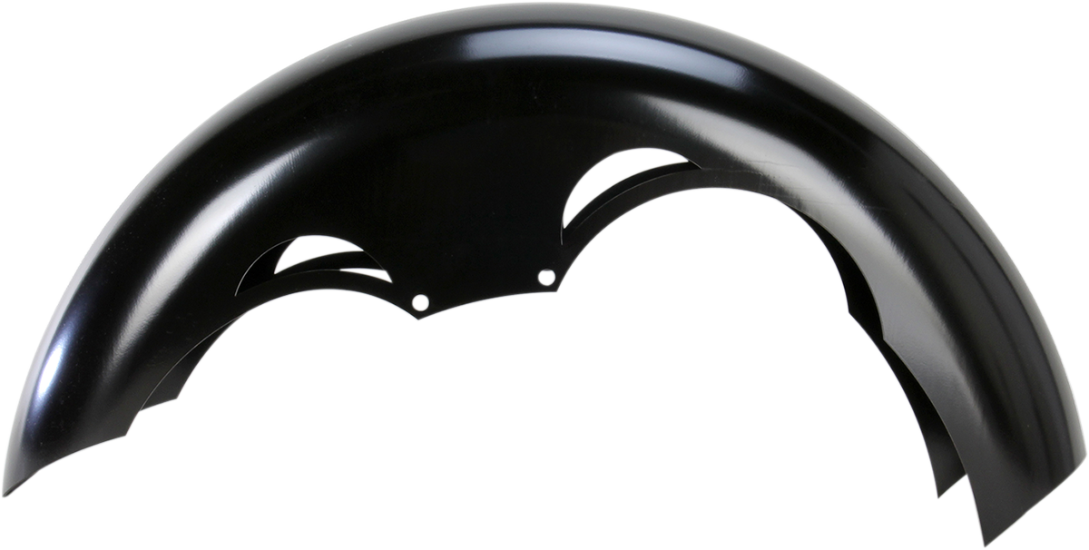 Tude Front Fender - Black - 21" Wheel - HD Touring/Trike