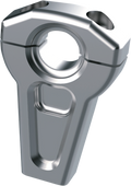 Handlebar Riser Kit - Straight - 1" Clamping - 3-1/2" Rise - Raw