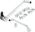 Extended Foot Control Kit - 3" - Chrome
