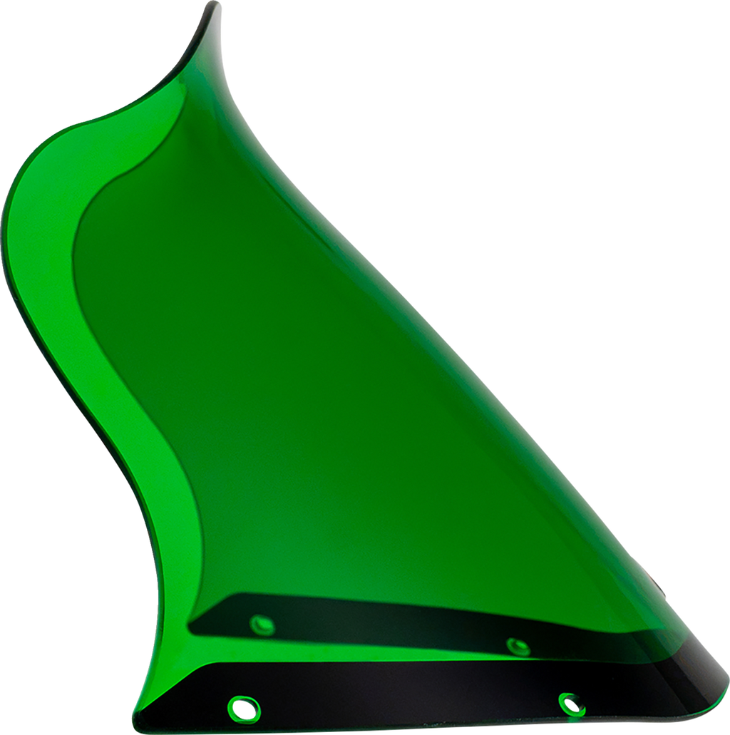 Kolor Flare® Windshield - 12-1/2" - Green - Saddlemen S-RT Fairing