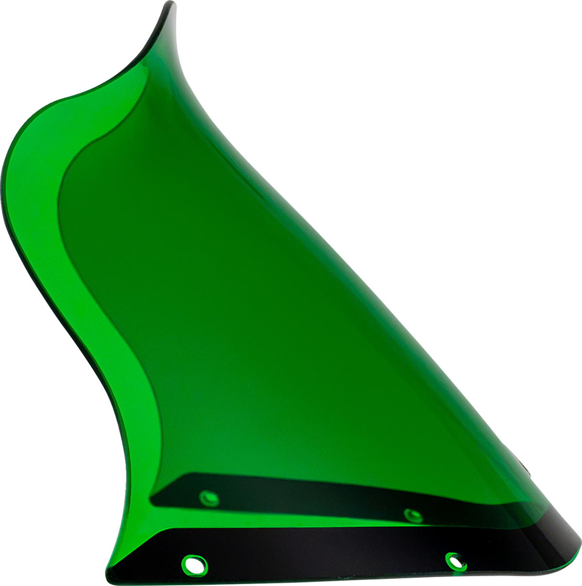Kolor Flare® Windshield - 12-1/2" - Green - Saddlemen S-RT Fairing