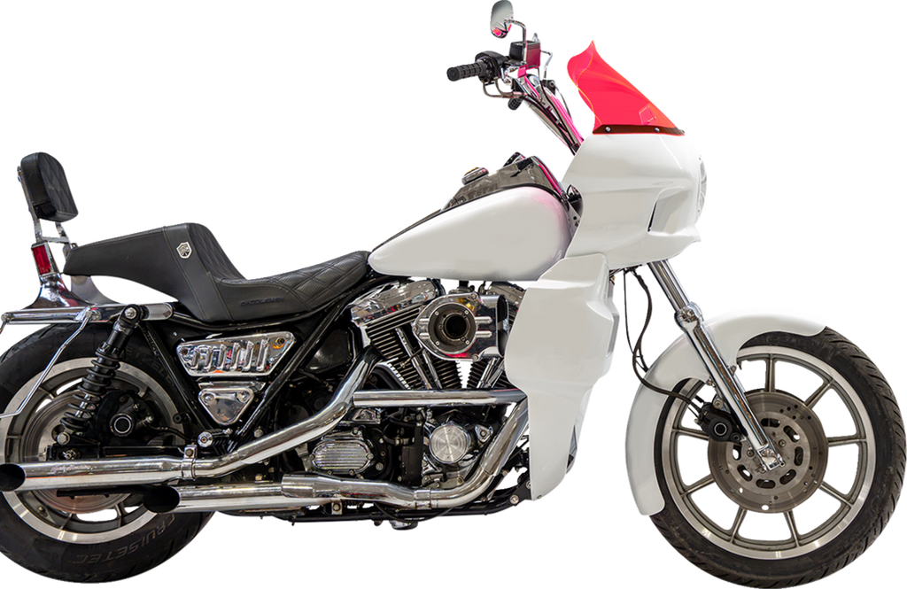Ice Flare® Windshield - 12-1/2" - Pink Ice - Saddlemen S-RT Fairing