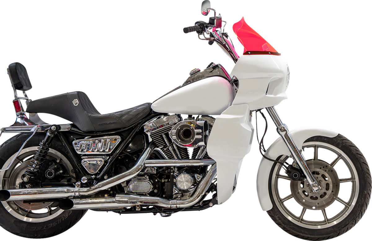 Ice Flare® Windshield - 12-1/2" - Pink Ice - Saddlemen S-RT Fairing