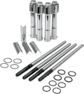 Adjustable Pushrod Kit - Chrome Covers - XL '91-'22