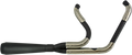 Assault 2:1 Exhaust - Black/Stainless Steel - '07-'17 Softail