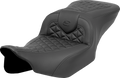 RoadSofa™ Tri Gripper Seat - Standard Reach - No Backrest - FLH/FLT '23-'24