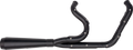 2-into-1 Assault Exhaust System - Full Black on Black