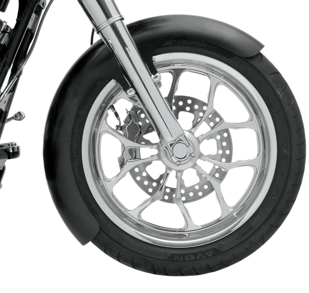 Wrapper Front Fender - Black - 21" Wheel - HD Softail