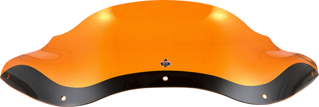 Kolor Flare® Windshield - 8" - Orange - '98-'13 FLTR