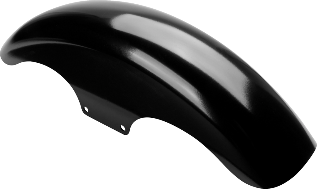 Top-Hat Front Fender - Black - 19" - HD Softail