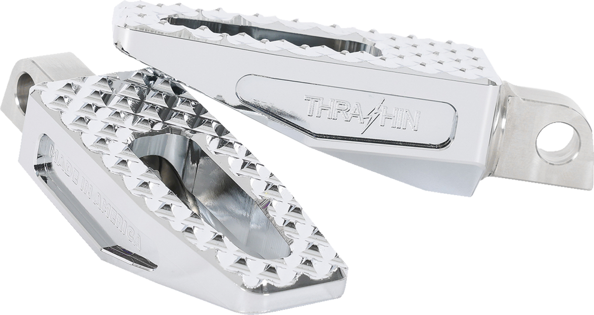Slim P-54 Foot Pegs - Front/Rear - Chrome