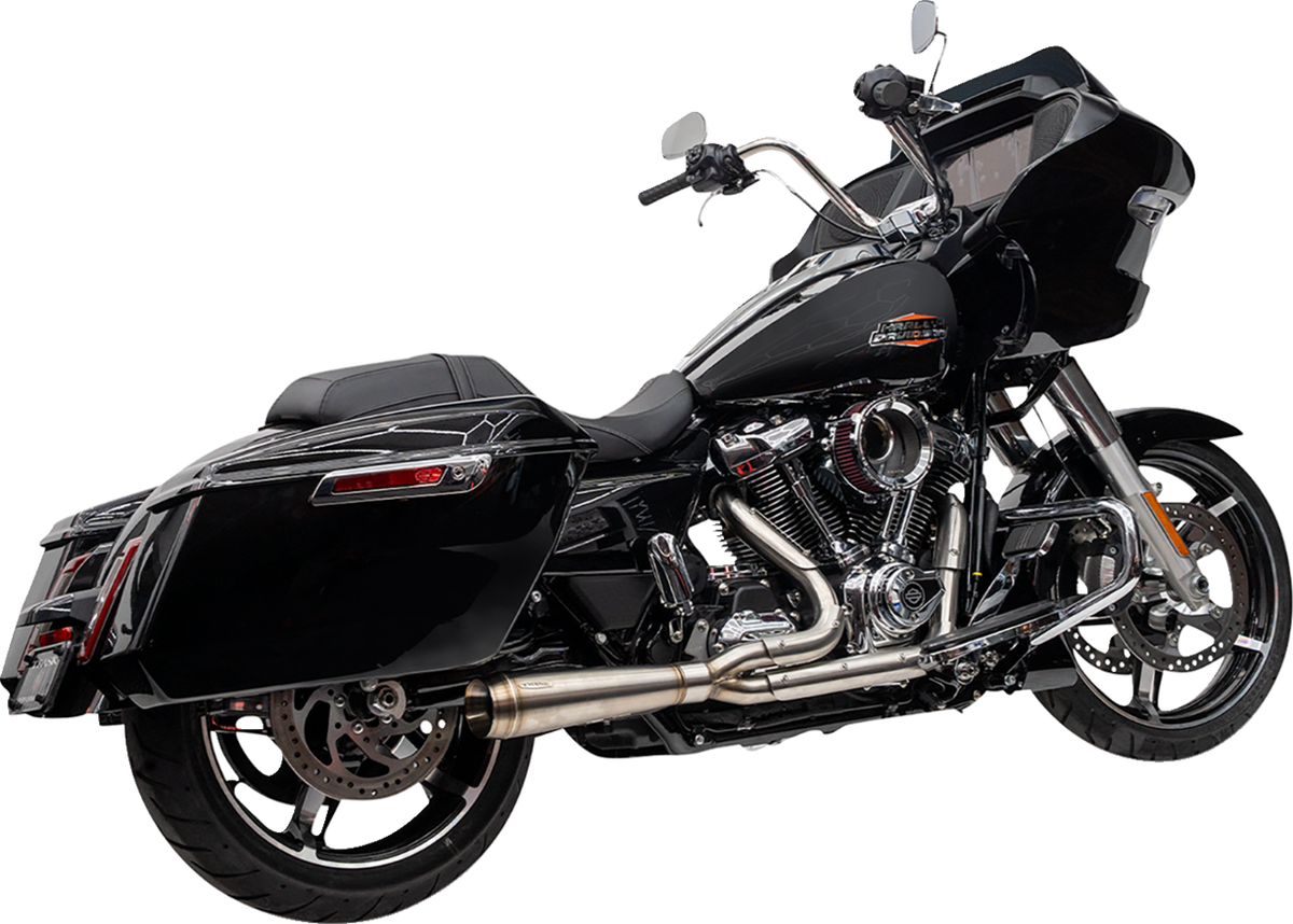 2-into-1 Assault Exhaust System - Stainless Steel - Touring M8