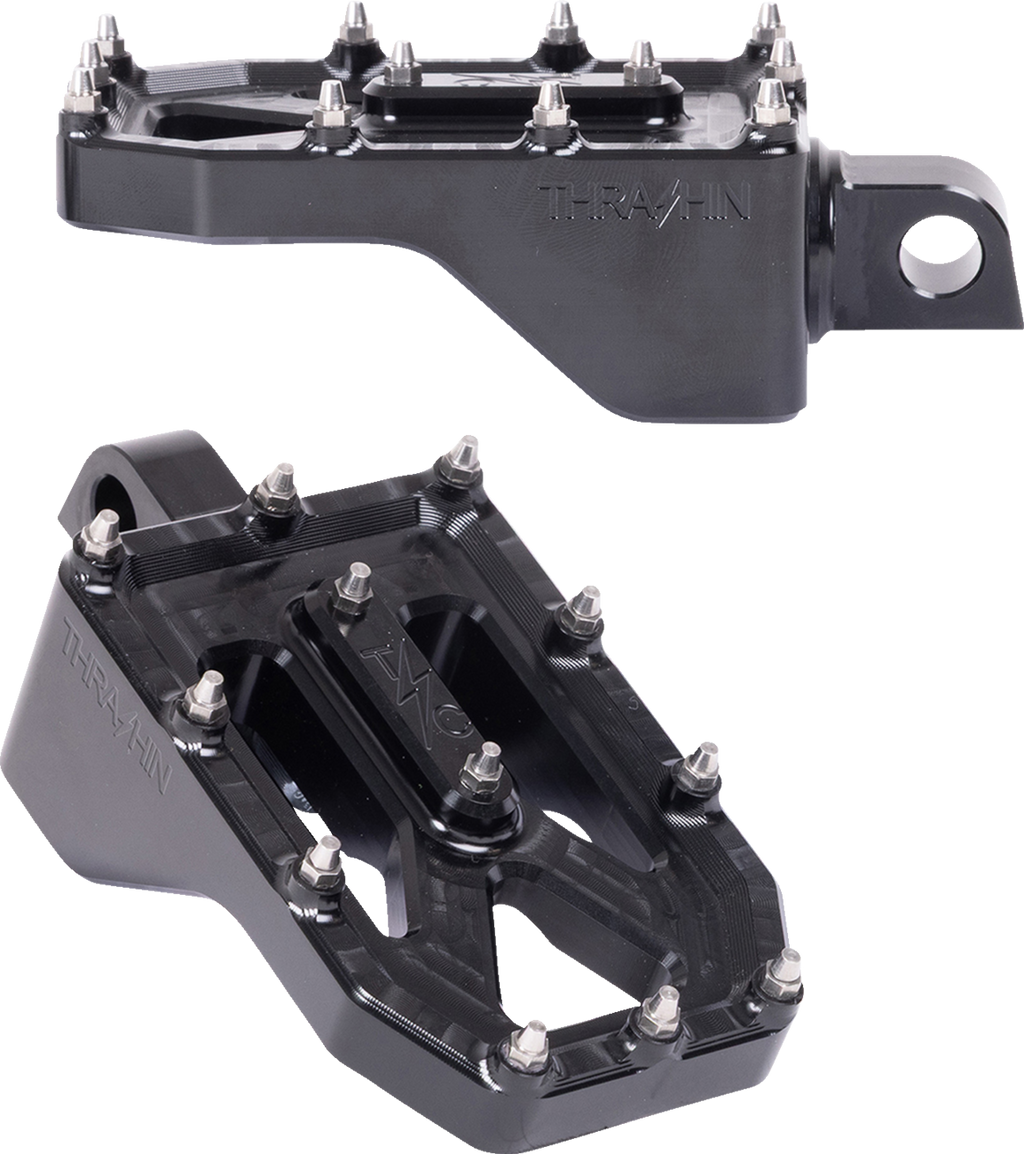 Aggressor Foot Pegs - Rear - Black - HD '72-'25