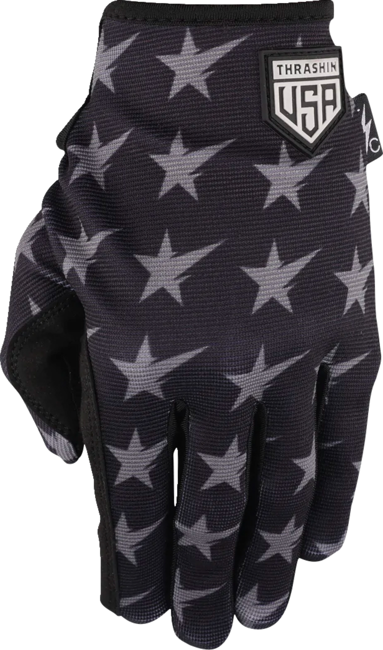 Stars & Bolts Stealth Gloves - Black/Gray - Medium