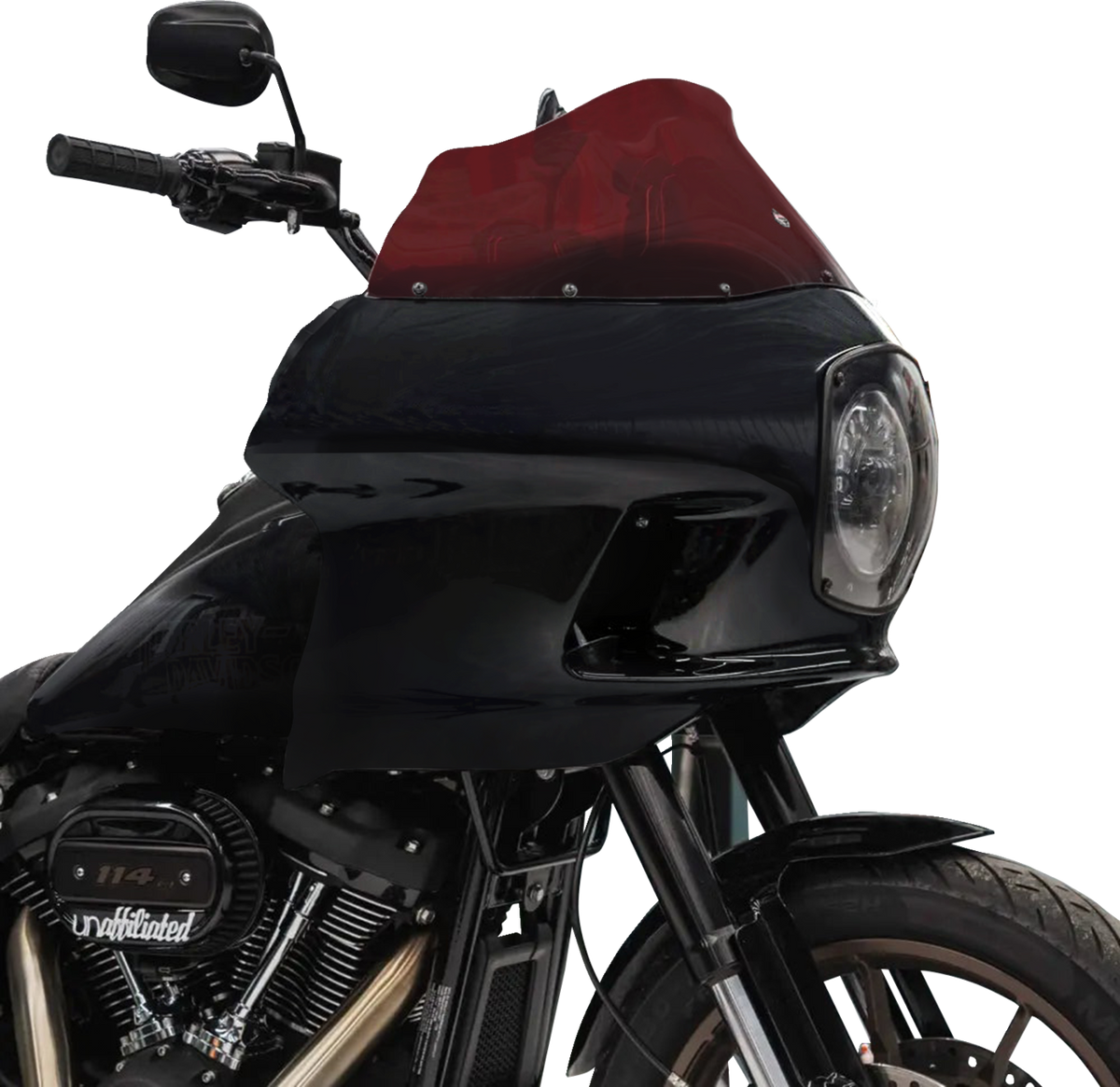 Kolor Flare® Windshield - 9" - Red - FXRP