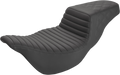Step-Up Seat - Extended Reach - Front Tuck-n-Roll/Rear Lattice Stitch - Black - FL '08-'24