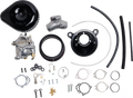 Super G Carburetor with Stealth Air Cleaner Kit - Gloss Black - Evolution Big Twin