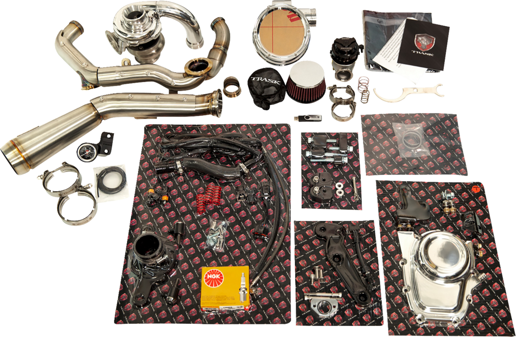 Tornado Turbo Performance Kit - Polished with Brushed Stainless Steel Exhaust - M8