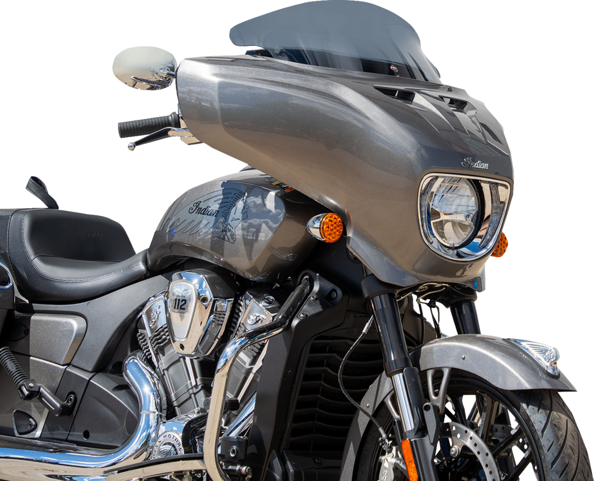 Flare® Windshield - 9" Dark Smoke - Chieftain PowerPlus/Roadmaster PowerPlus