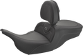 Roadsofa™ Carbon Fiber Seat - w/ Backrest - Smooth - FLH/FLT '97-'07