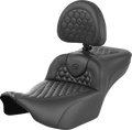 Roadsofa™ Extended Reach Seat - with Backrest - Honeycomb - FLTR/FLHX '23-'24