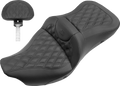Roadsofa™ Seat - with Backrest - Full Lattice Stitch - Heated - FLH/FLT '08-'25