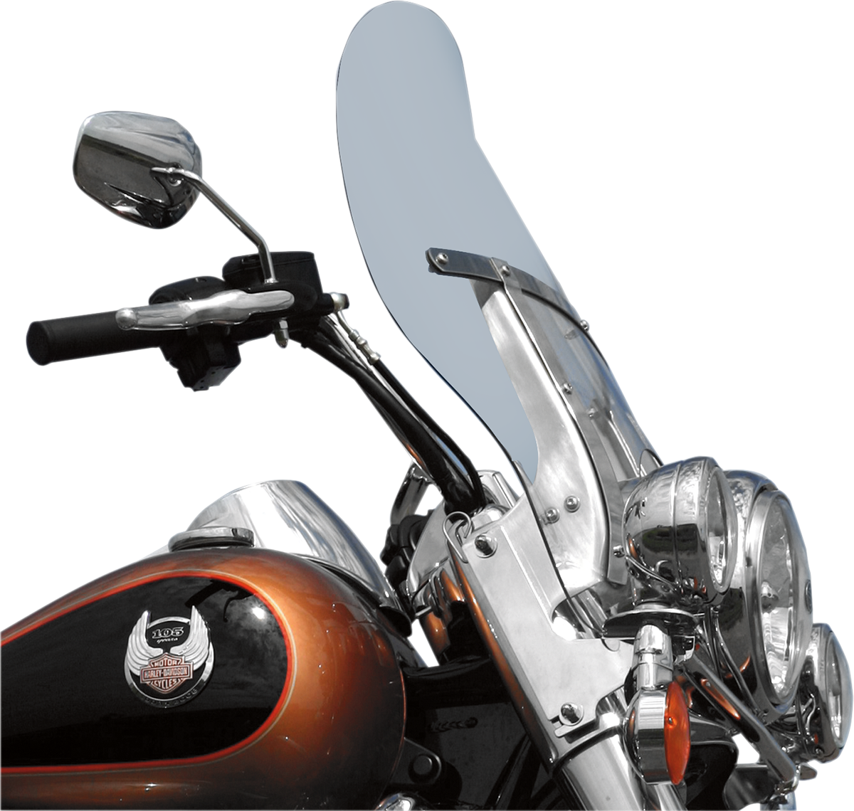 Billboard Flare® Windshield - 19-3/8" - Clear - '94-'25 Harley-Davidson®