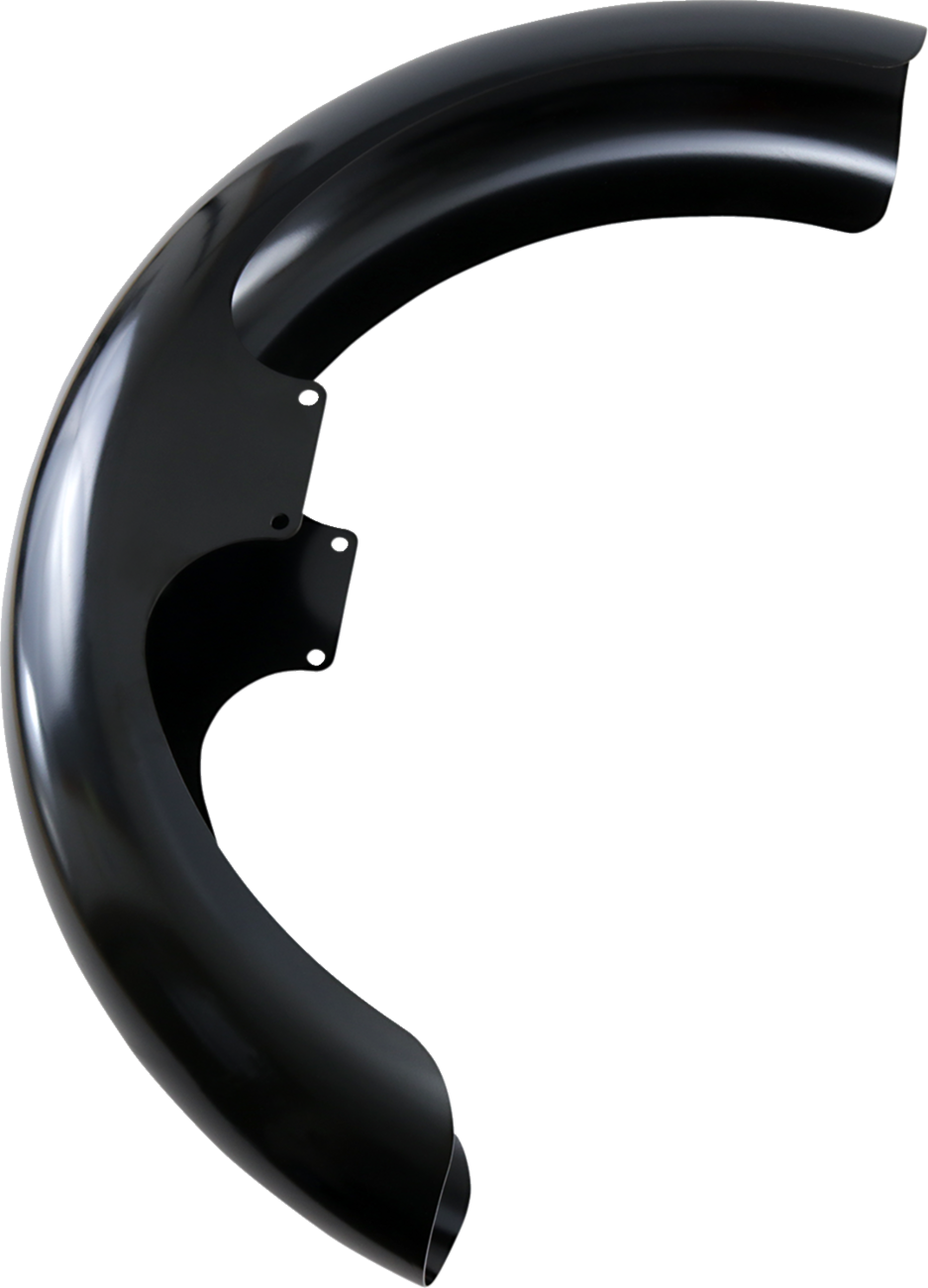 Wrapper Front Fender - Black - 21" Wheel - HD Dyna/Softail