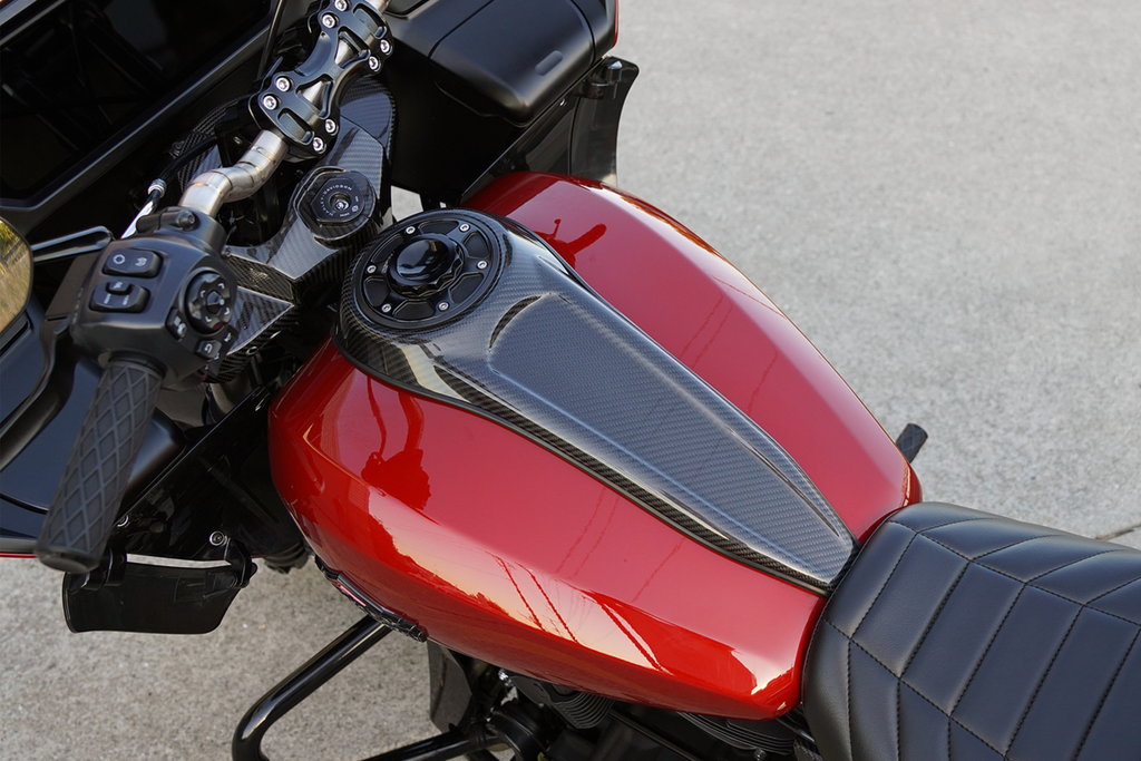 Tank Dash Panel - Carbon Fiber - HD Touring/Trike '23-'26