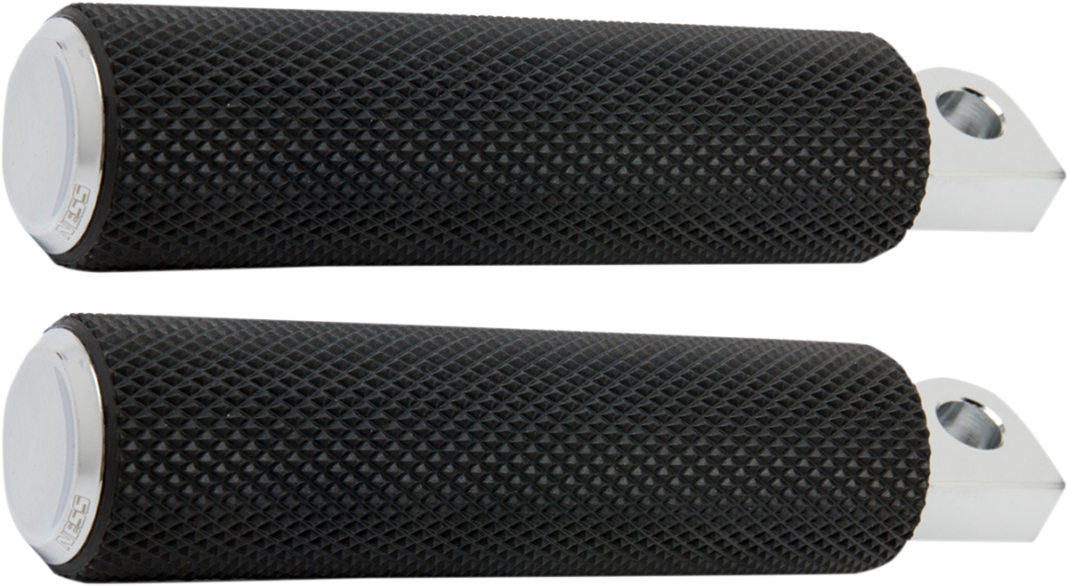 Foot Pegs - Knurled - Chrome