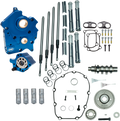 Cam Chest Kit with Plate - Gear Drive - Water Cooled - 475 Cam - Chrome Pushrods - M8