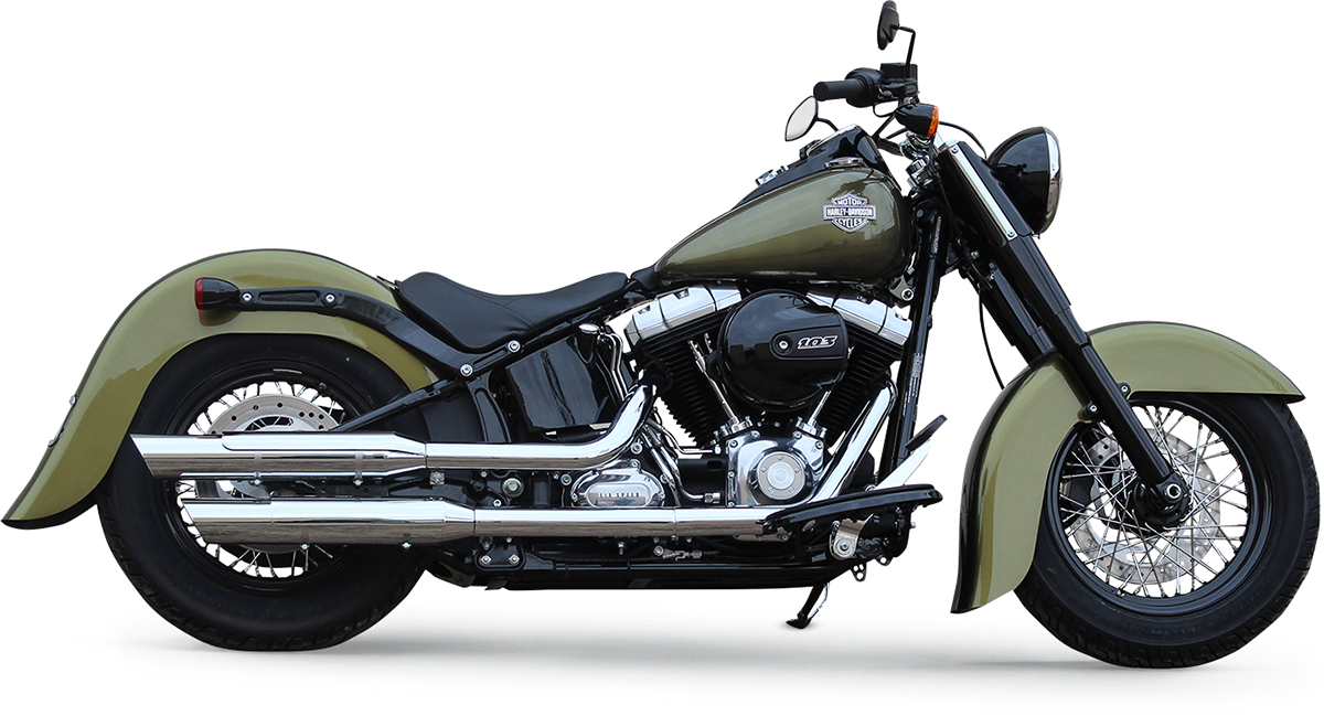 Benchmark Front Fender - Black - 16"-19" Wheel - HD Softail