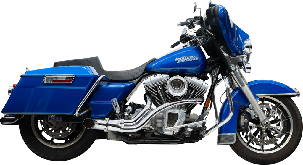 2-into-1 BMF Exhaust System - Twin Cam - Chrome