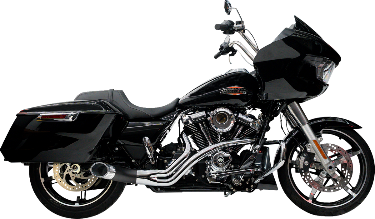 2-into-1 Up Yours Exhaust System - M8 - Chrome