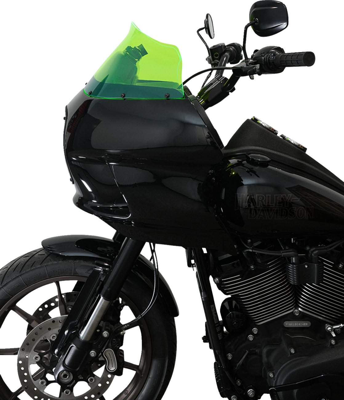 Ice Flare® Windshield - 9" - Green Ice - FXRP Fairing